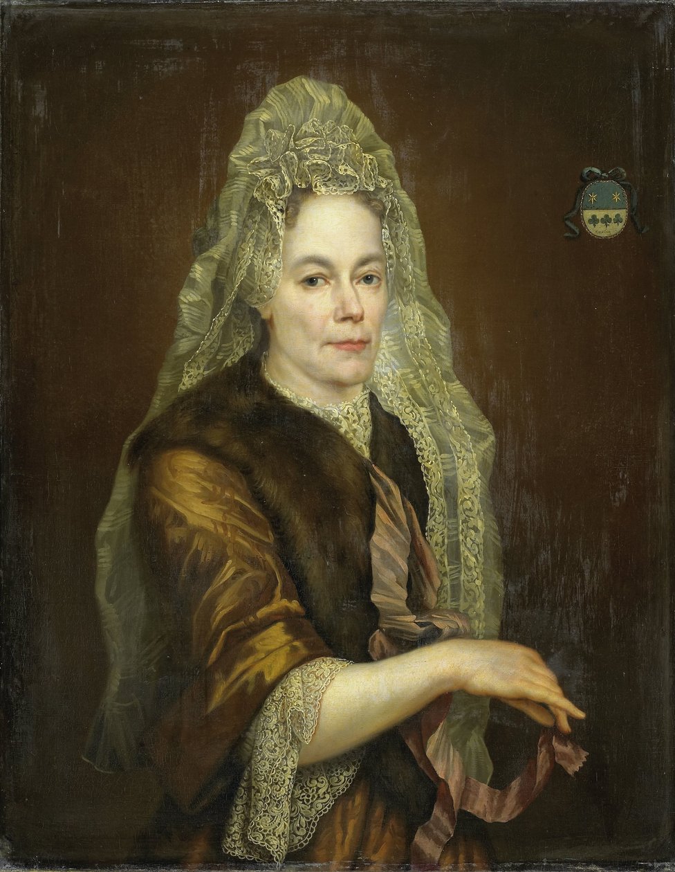 Portrait de Petronella Kettingh (1632-1707), épouse de Diederik van Hogendorp - Anonymous