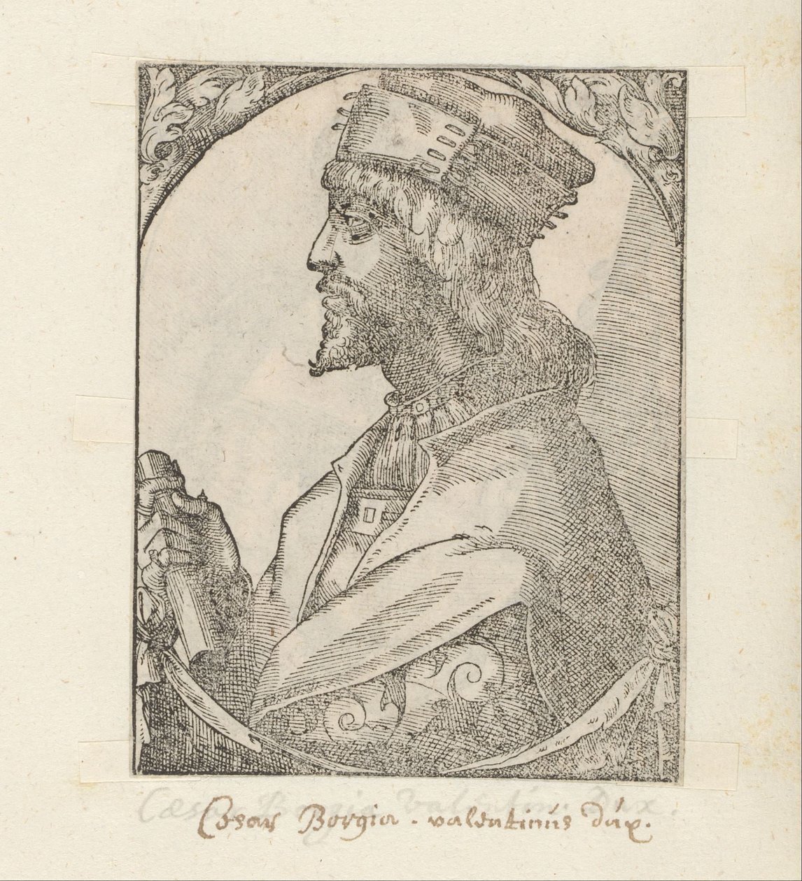 Portrait de Cesare Borgia - Anonymous
