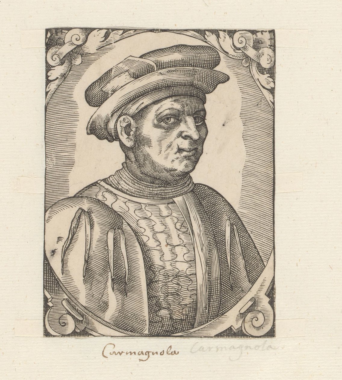 Portrait de Francesco Bussone da Carmagnola - Anonymous