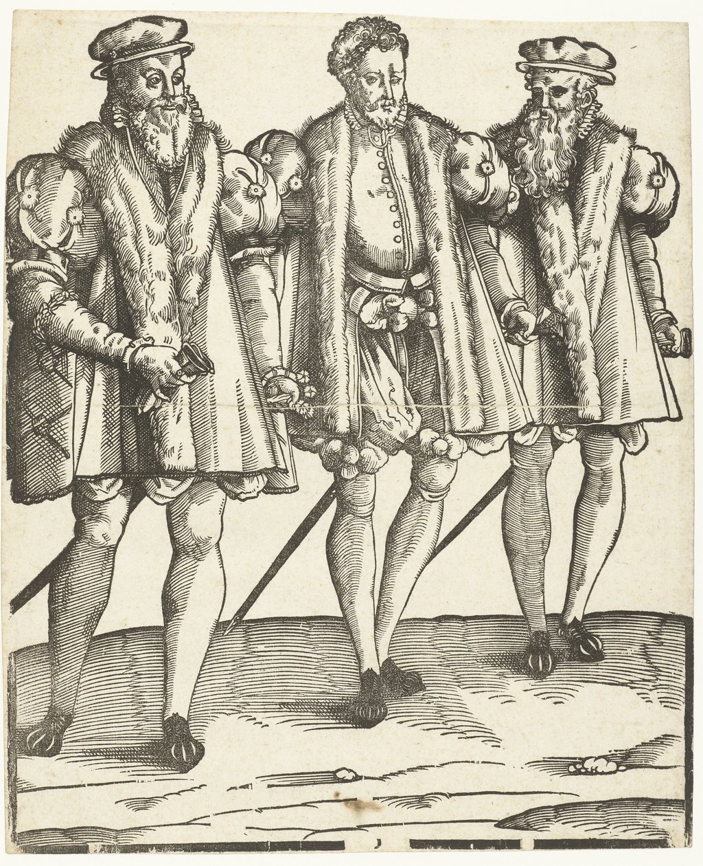 Portrait de Gaspard, François et Odet de Coligny - Anonymous