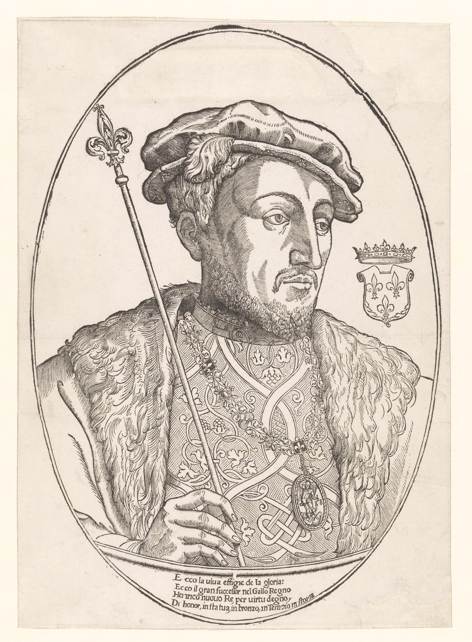 Portrait de Henri II, roi de France - Anonymous