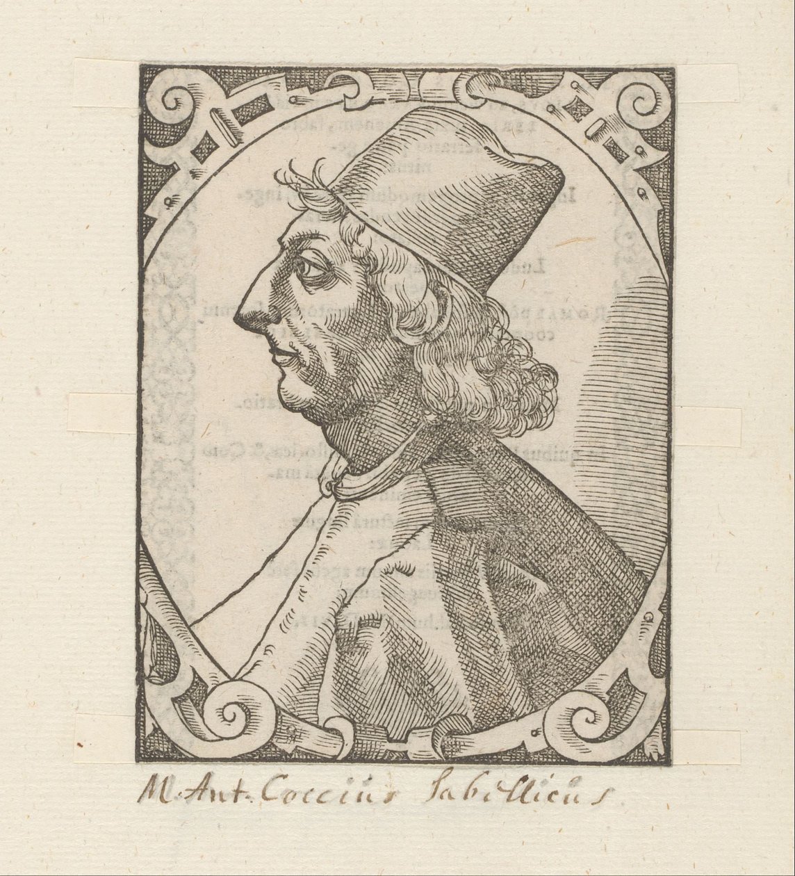 Portrait de Marcus Antonius Coccius Sabellicus - Anonymous