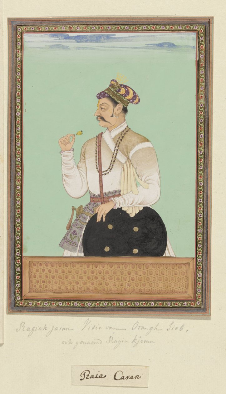Portrait de Raja Karan, ancien vizir d