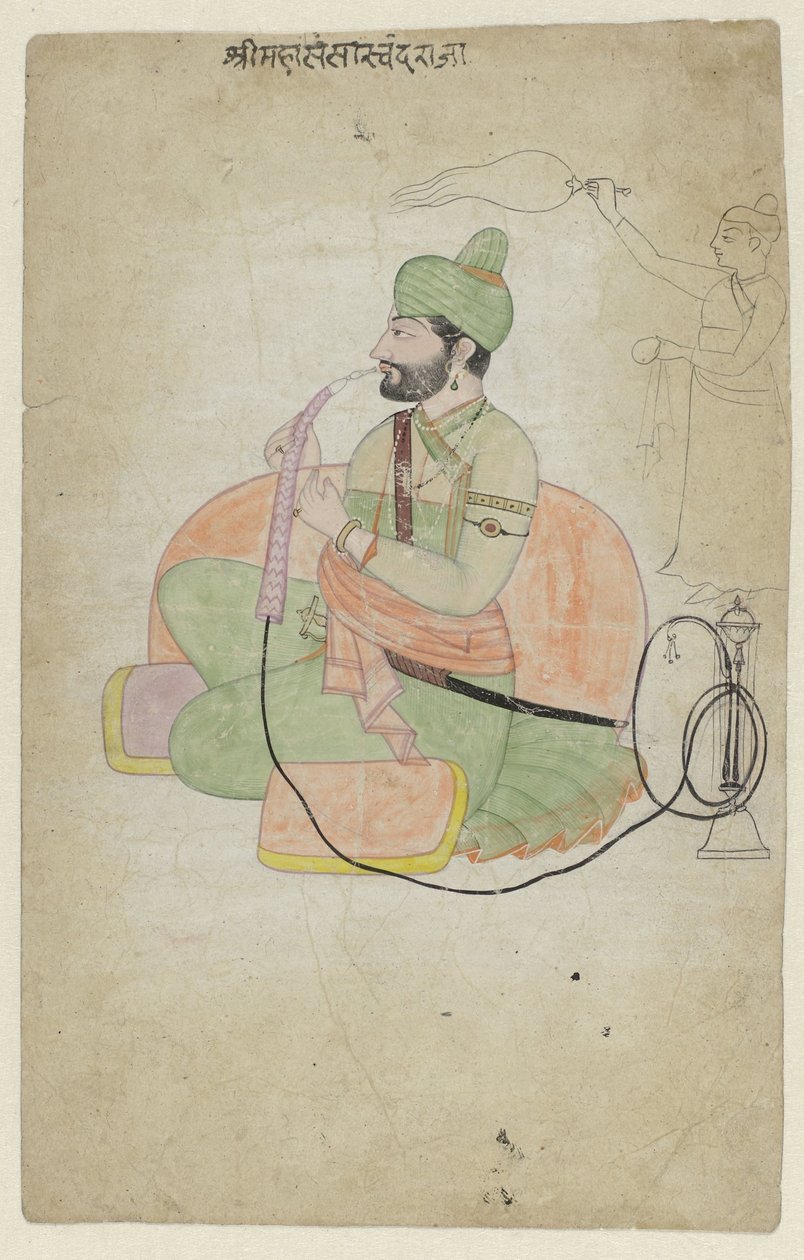 Portrait de Sansar Chand, posthume - Anonymous