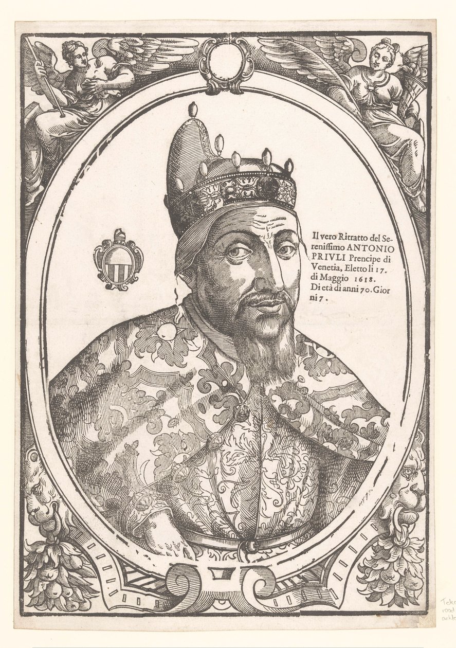 Portrait du doge Antonio Priuli - Anonymous