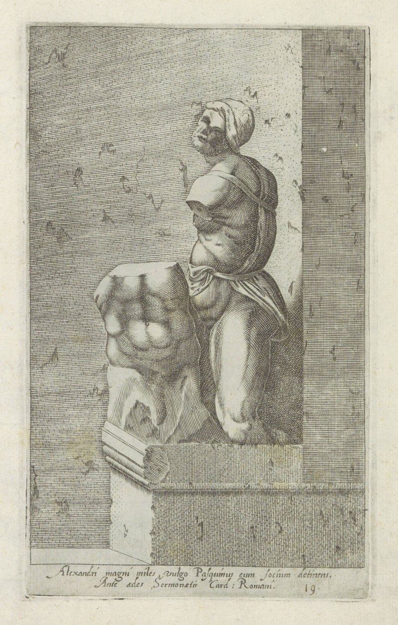 Sculpture de Pasquino - Anonymous