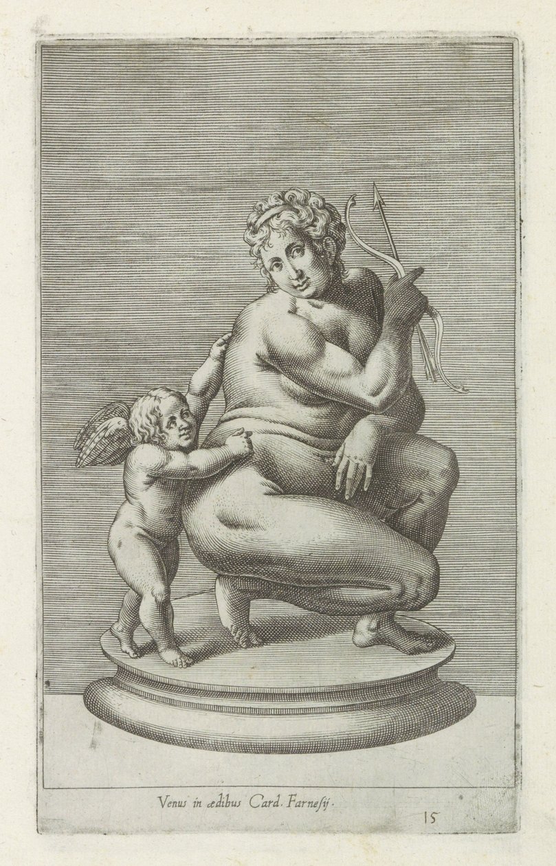 Sculpture de Vénus et Amour - Anonymous