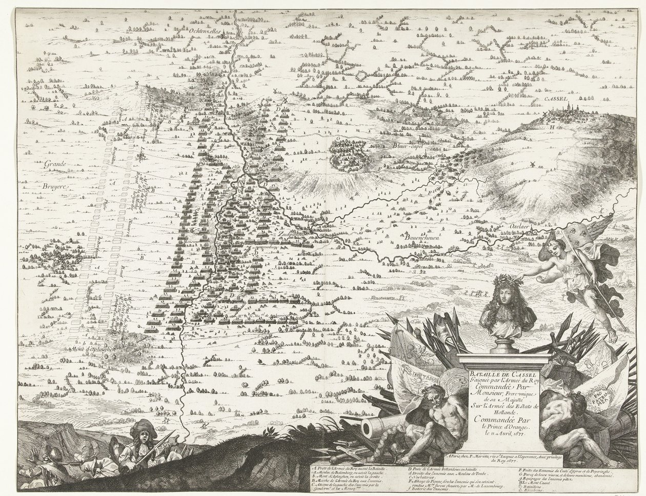 Bataille de Cassel, 1677 - Anonymous