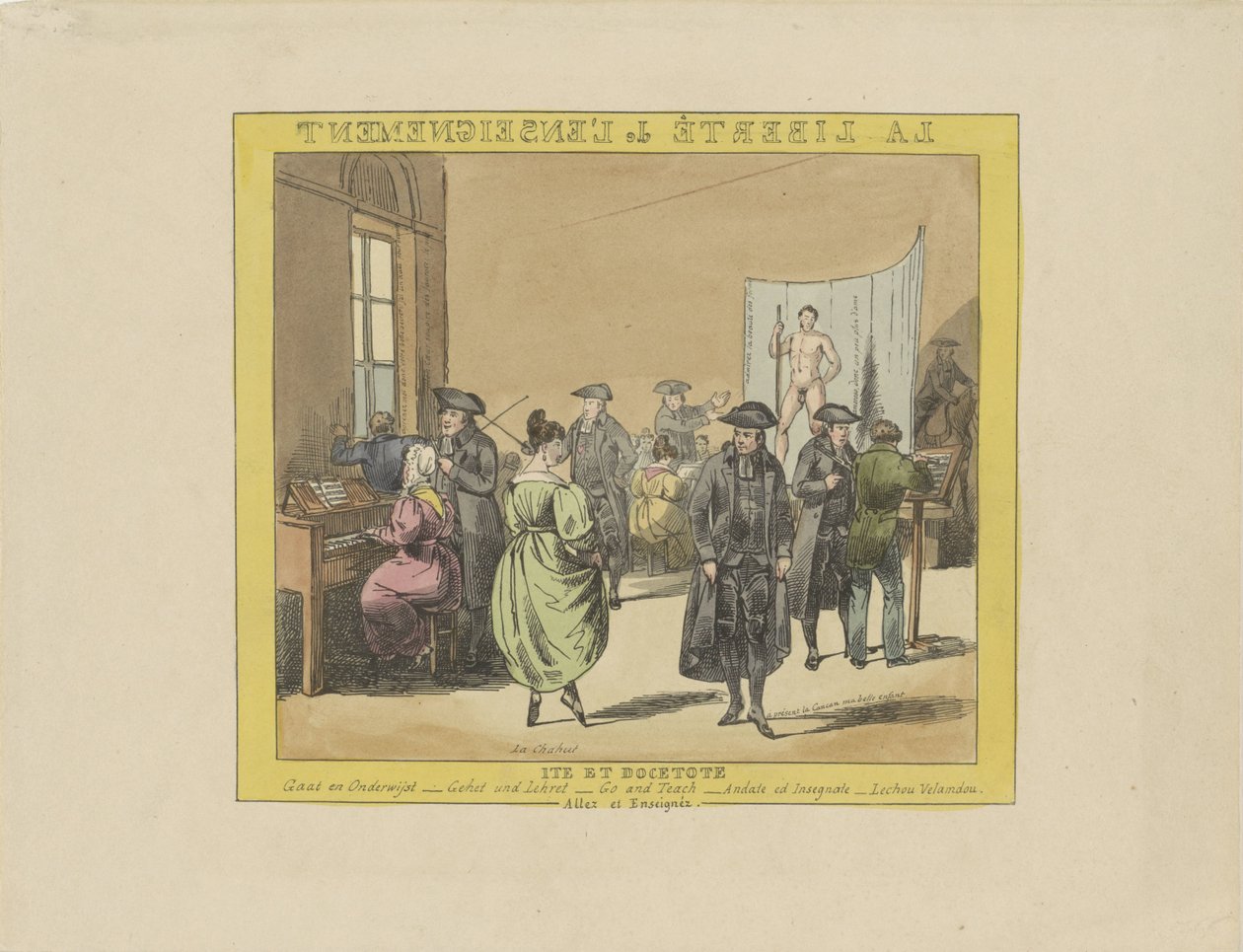 Caricature sur la liberté de l