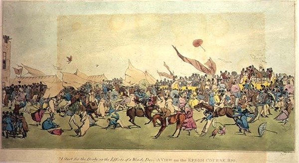 Départ pour Epsom ou les Effets d