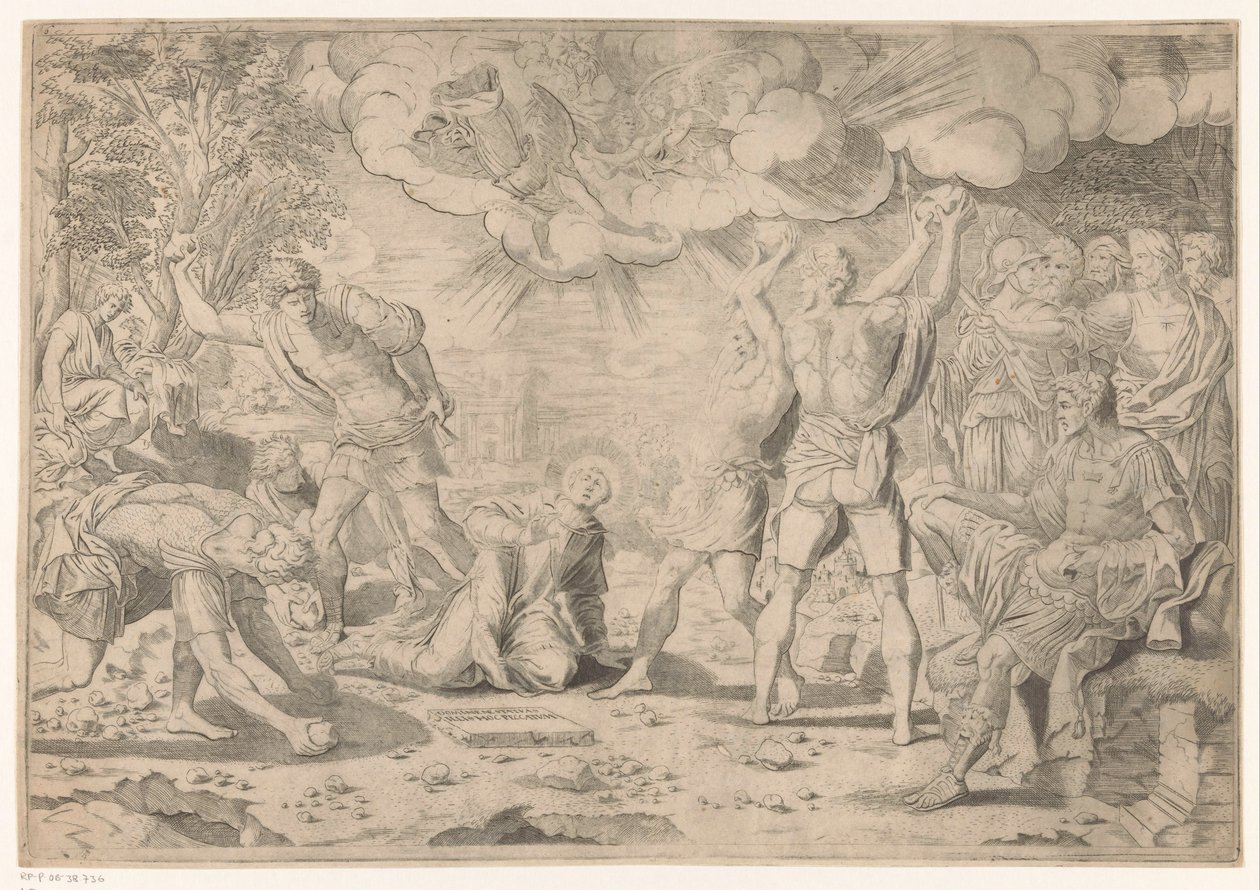 Lapidation de saint Étienne - Anonymous