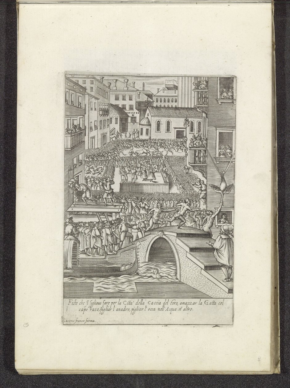 Fête de rue à Venise - Anonymous