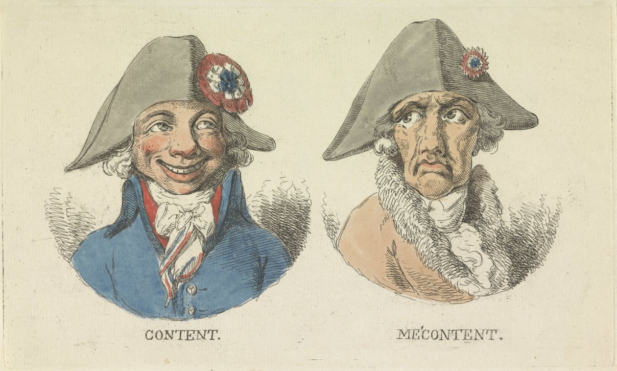 Content / Mécontent - Anonymous
