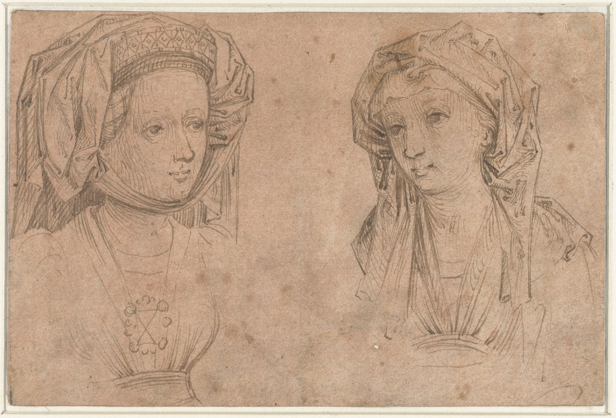 Deux têtes de femmes - Anonymous
