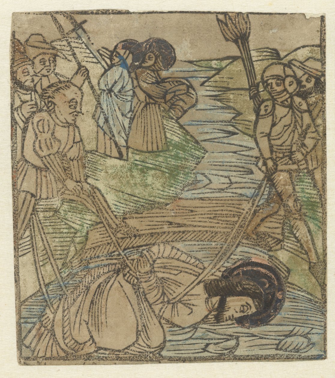 Chute du Christ dans le ruisseau de Cebron - Anonymous