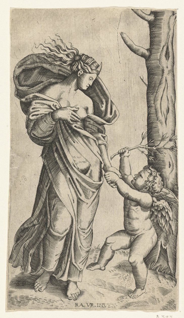 Réconciliation de Minerve et Cupidon - Anonymous