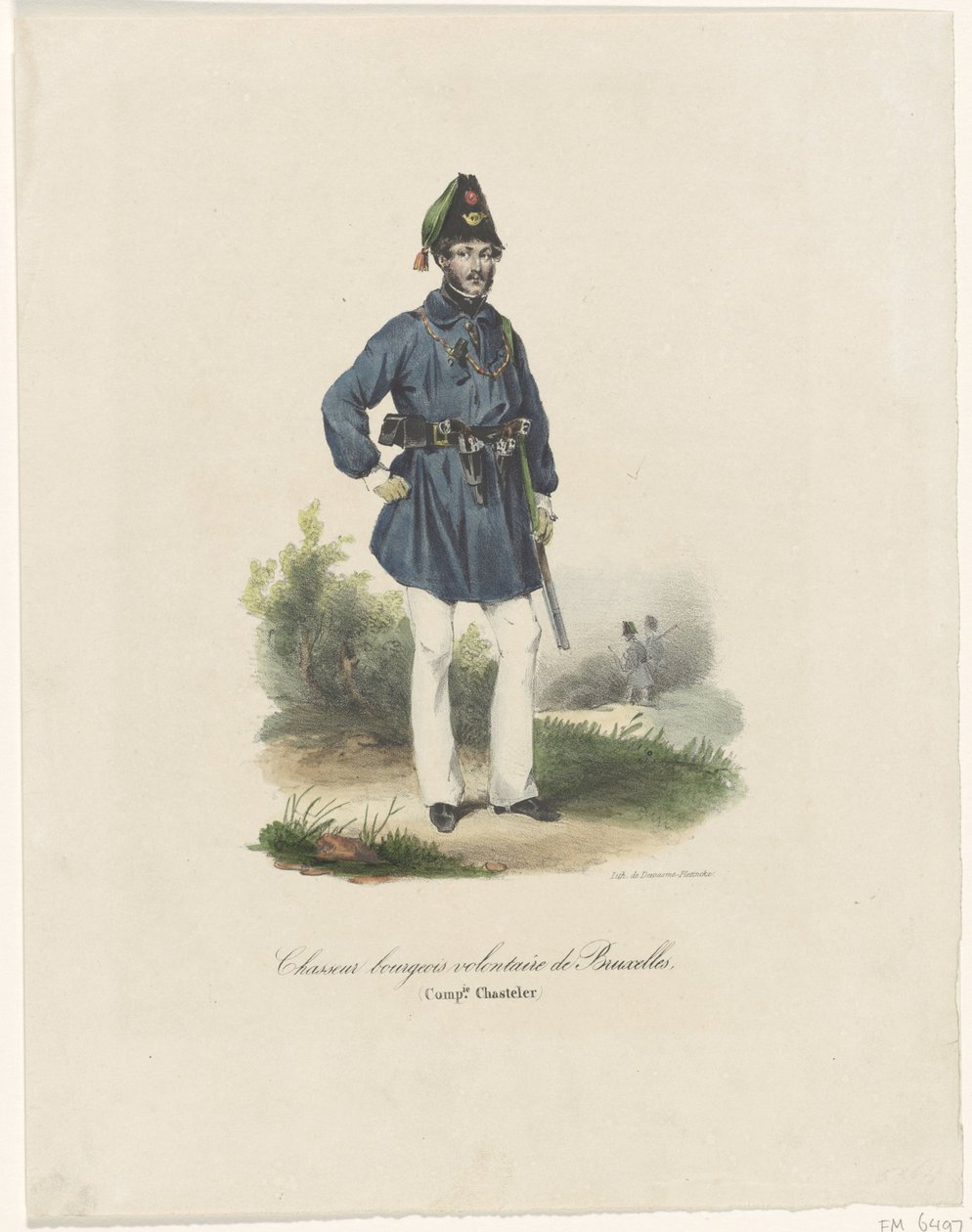 Chasseur volontaire de Bruxelles, 1830 - Anonymous