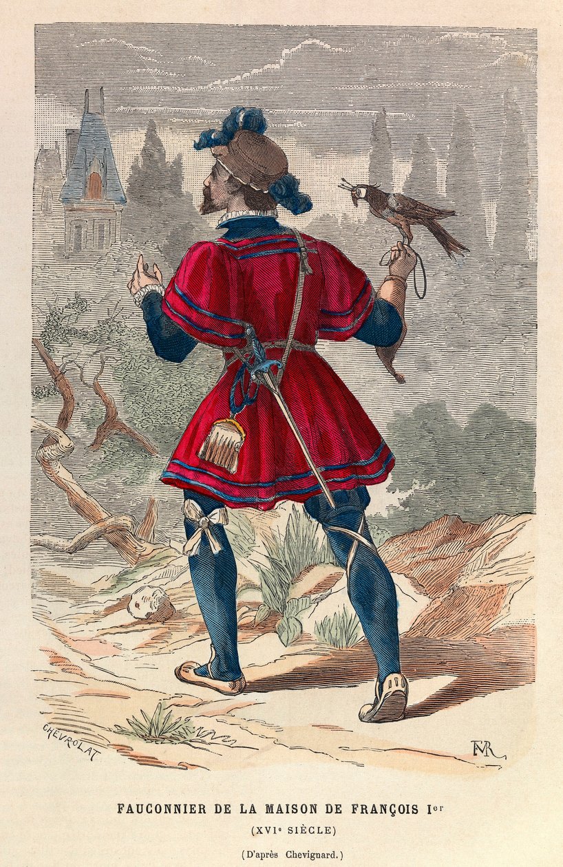 Un fauconnier de la maison du roi François Ier au XVIe siècle - Anonymous Anonymous