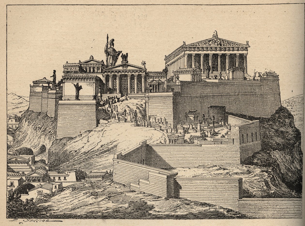 Grèce antique : le Parthénon, temple d