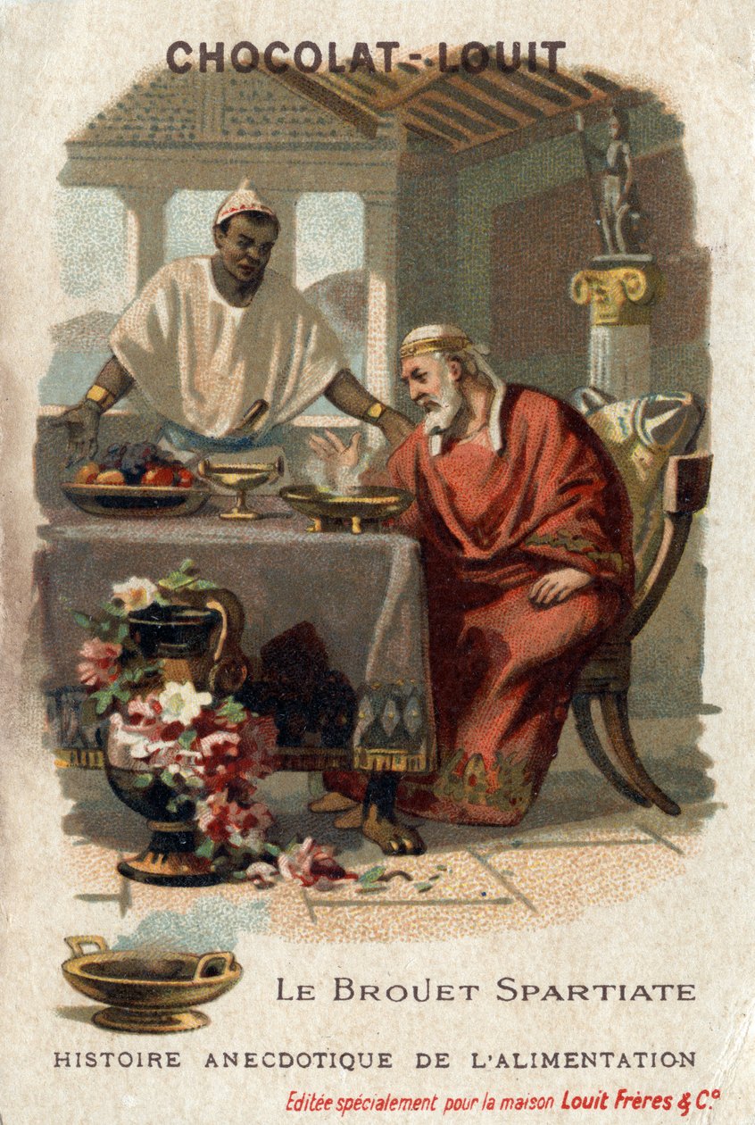 Histoire anecdotique de la nourriture : le barrow spartiate. Denys l