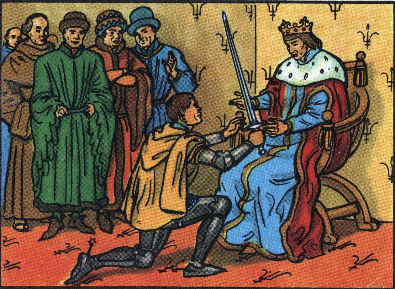 Charles V Le Sage (1338-1380) remettant solennellement l