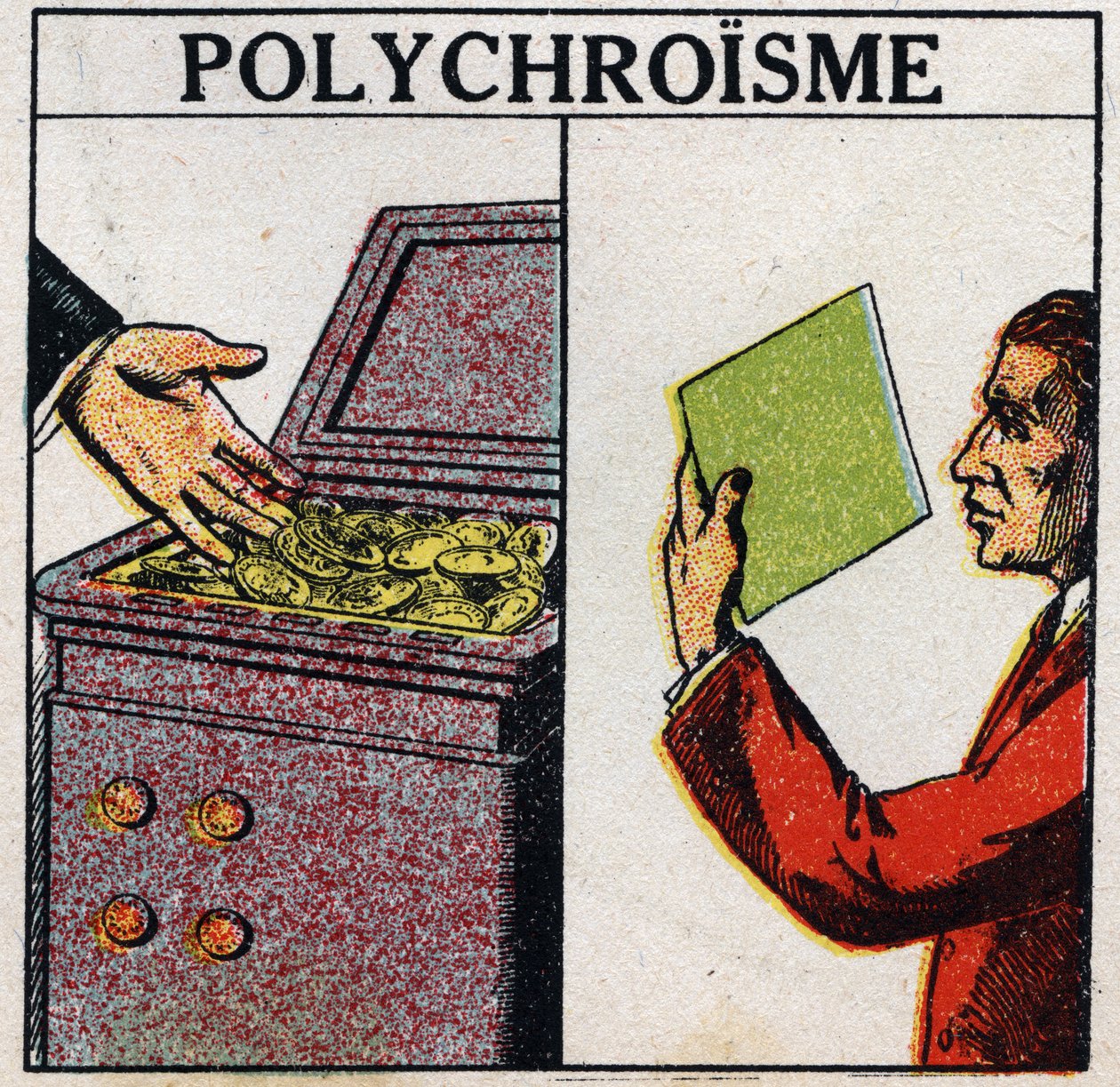 Couleurs : polychroïsme. Les pièces d