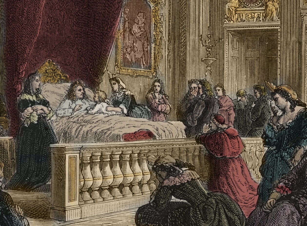 Mort de Louis XIV à Versailles, le 1er septembre - Anonymous Anonymous