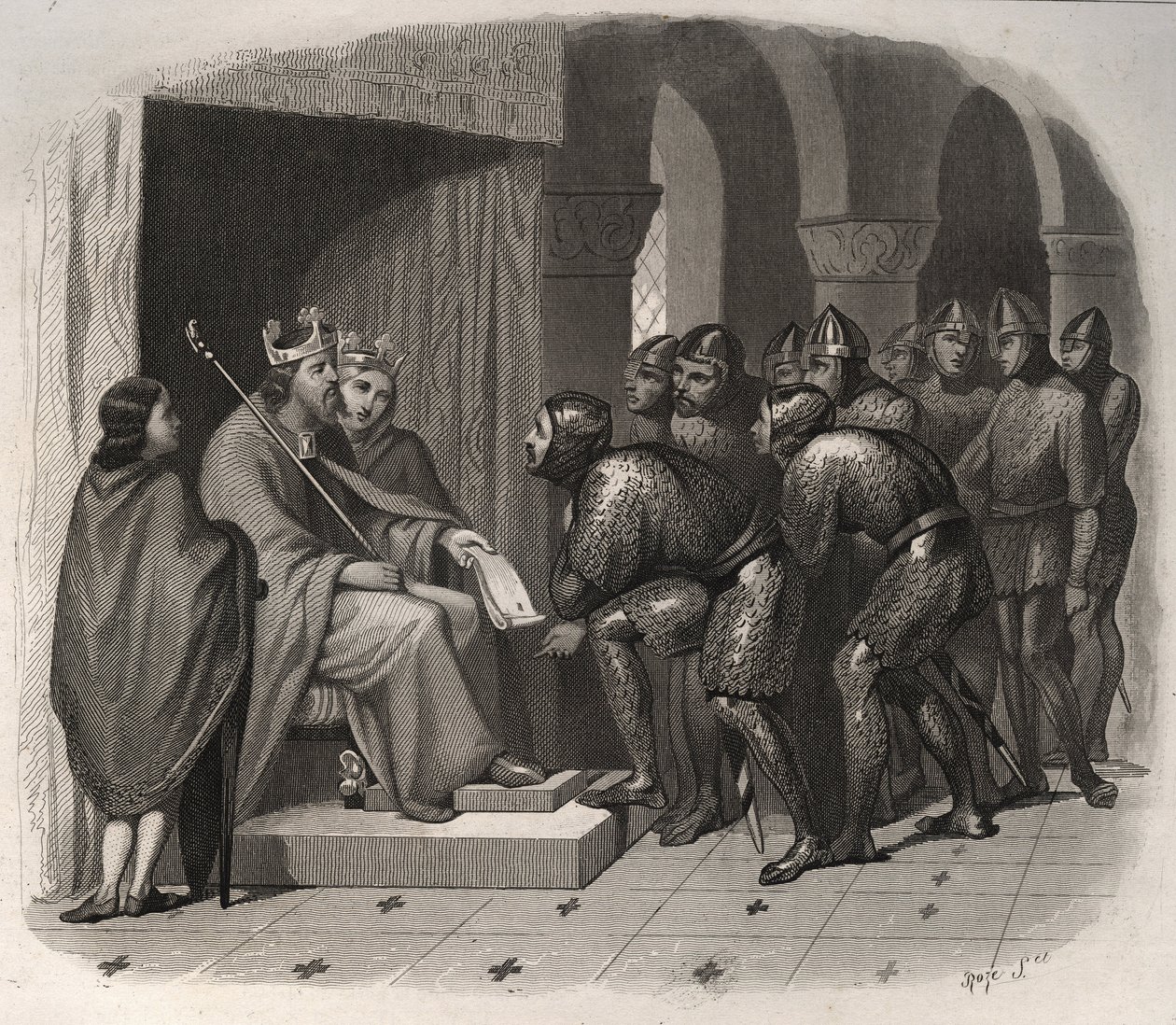 Édouard le Confesseur (un des derniers rois anglo-saxons d