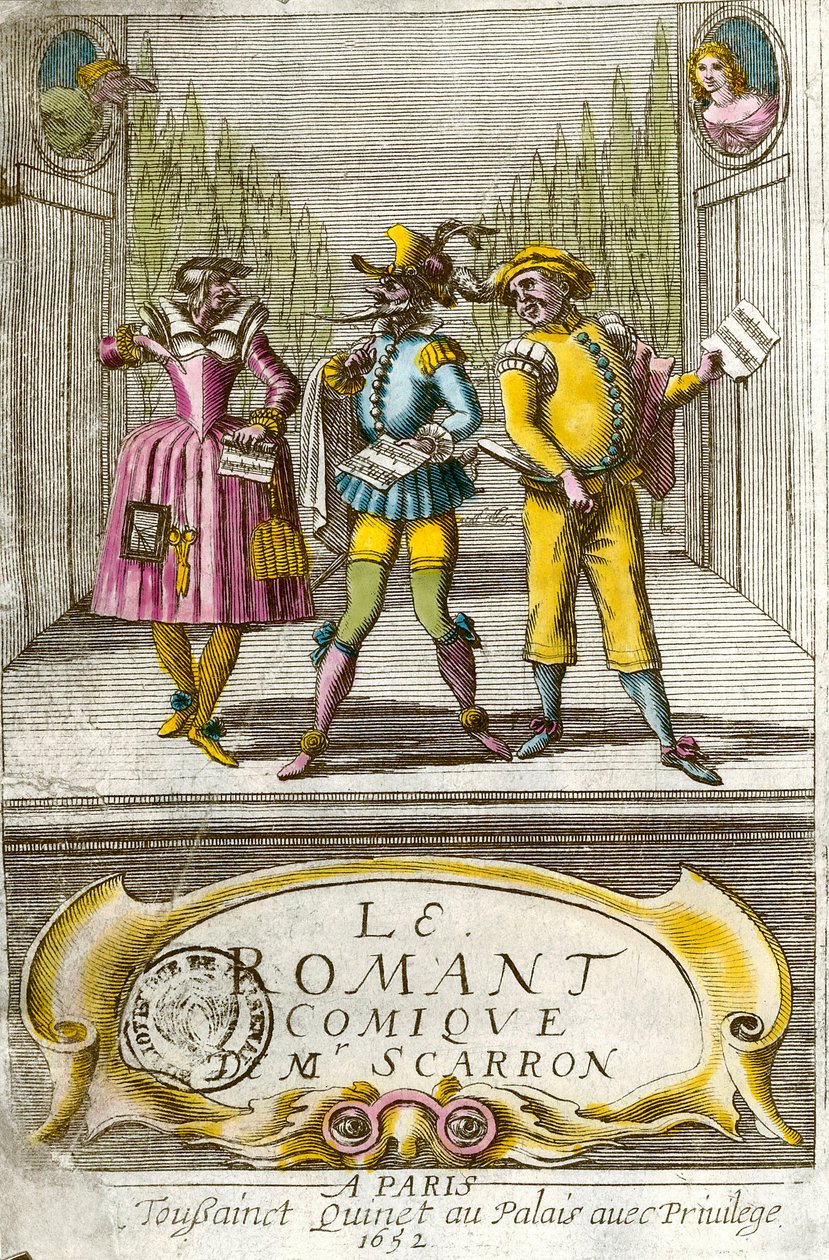 Frontispice de « Le roman comique » par l