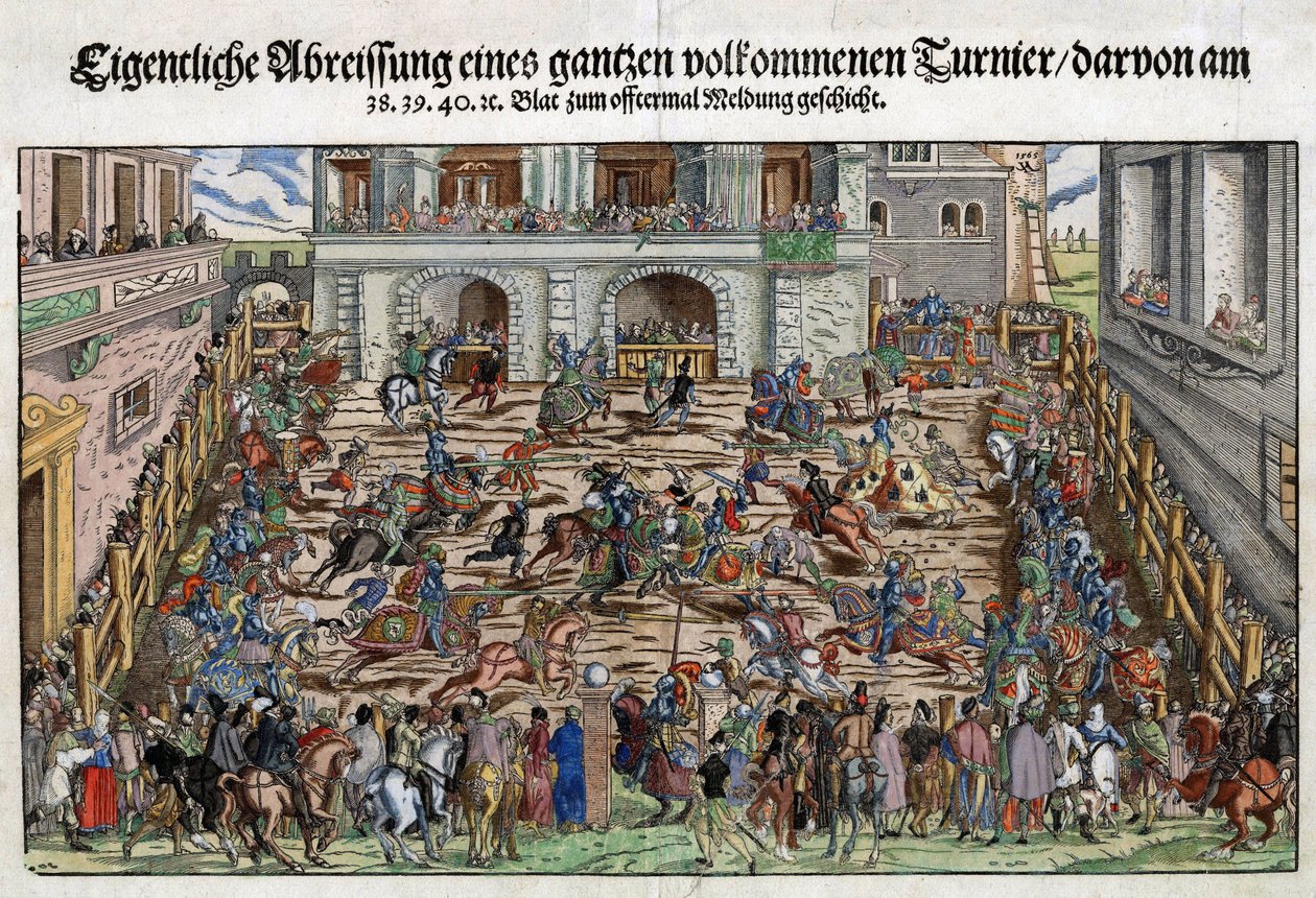 Tournoi de chevaliers allemands - Anonymous Anonymous