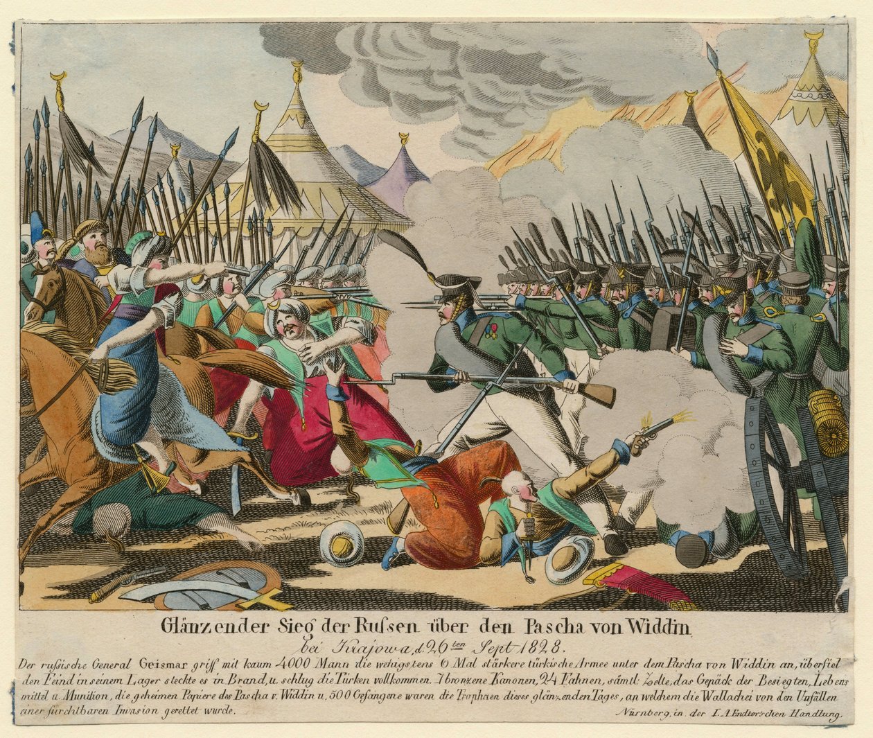 Guerre russo-turque de 1828-1829 - Brillante victoire des Russes sur le Pacha de Vidin - Anonymous Anonymous