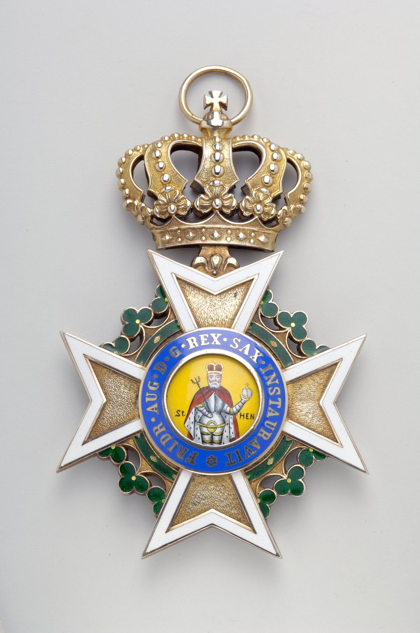 Royaume de Saxe - Ordre militaire de Saint Henri : insigne de la grande croix - 1736-1918 - Anonymous Anonymous