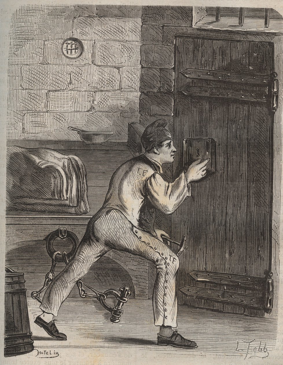 Le forçat Blouet - Gravure dans « Histoire des bagnes depuis leur création à nos jours » (1877) par Pierre Zaccone (1817-1895) - Anonymous Anonymous