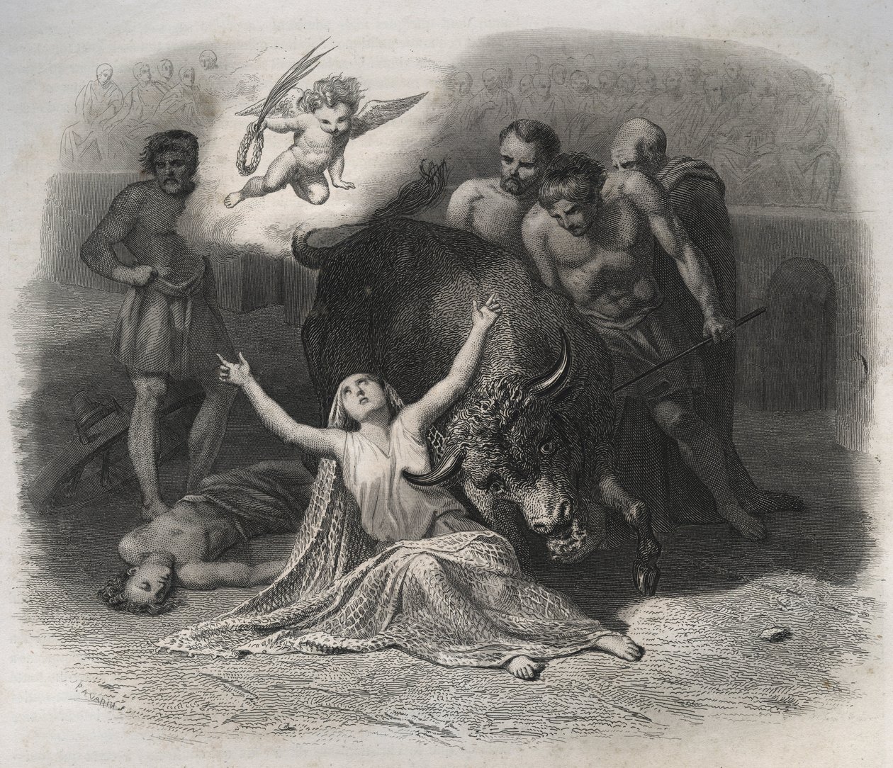Martyre de Sainte Blandine de Lyon et Ponticus dans l