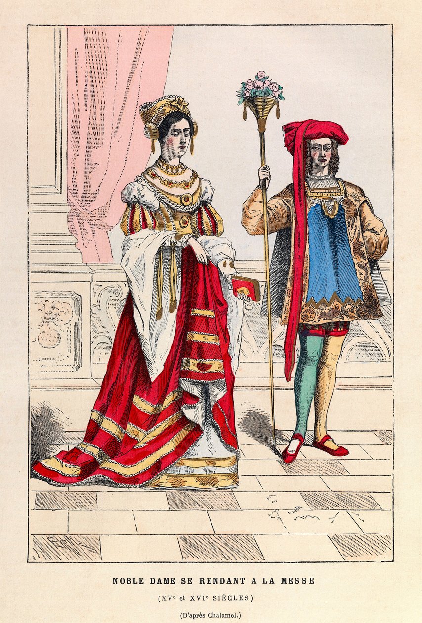 Une noble allant à l