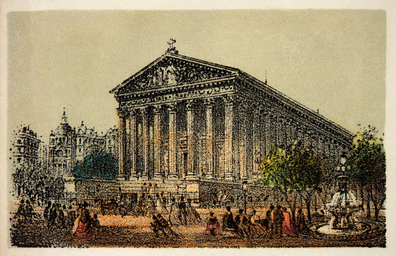 Paris 1874 : Église de la Madeleine - Anonymous Anonymous