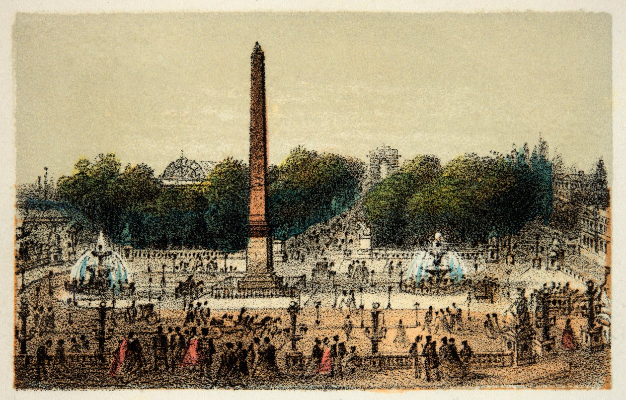 Paris 1874 : La Place de la Concorde - Anonymous Anonymous