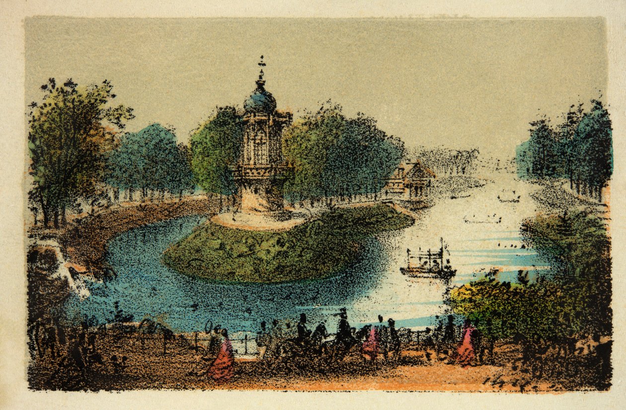 Paris 1874 : Le Bois de Boulogne - Anonymous Anonymous