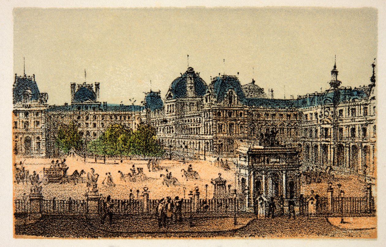 Paris 1874 : Le nouveau Louvre - Anonymous Anonymous