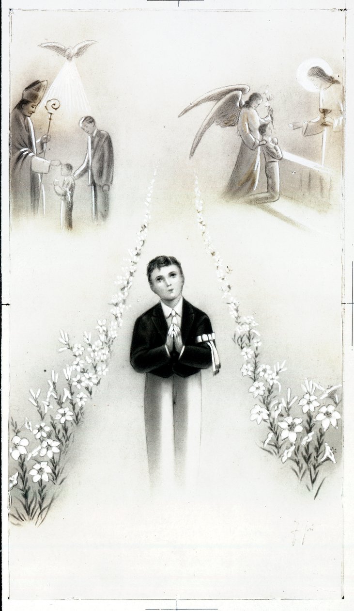 Image pieuse : Éducation catholique d