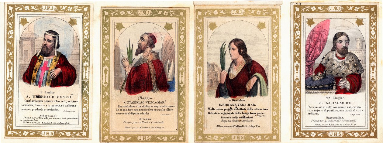 Image pieuse : Saint Ulrich d