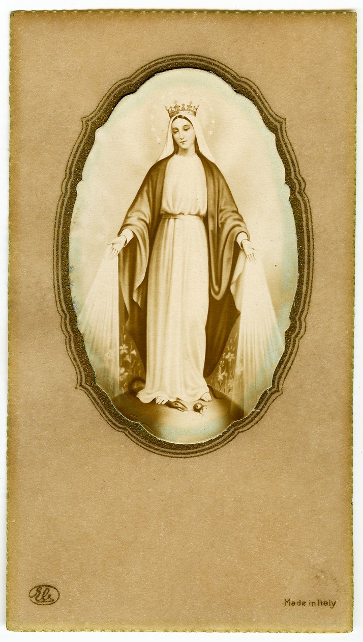 Image pieuse : La Vierge Marie - Anonymous Anonymous