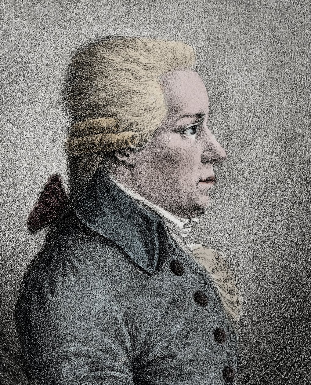 Portrait de Carl Ditters von Dittersdorf (1739-1799), compositeur autrichien - Portrait d