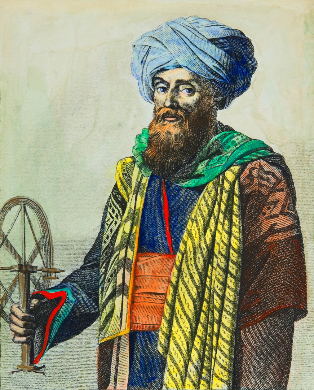 Portrait de Domingo Badia y Leblich (également nommé Ali Bey) officier espagnol - Anonymous Anonymous