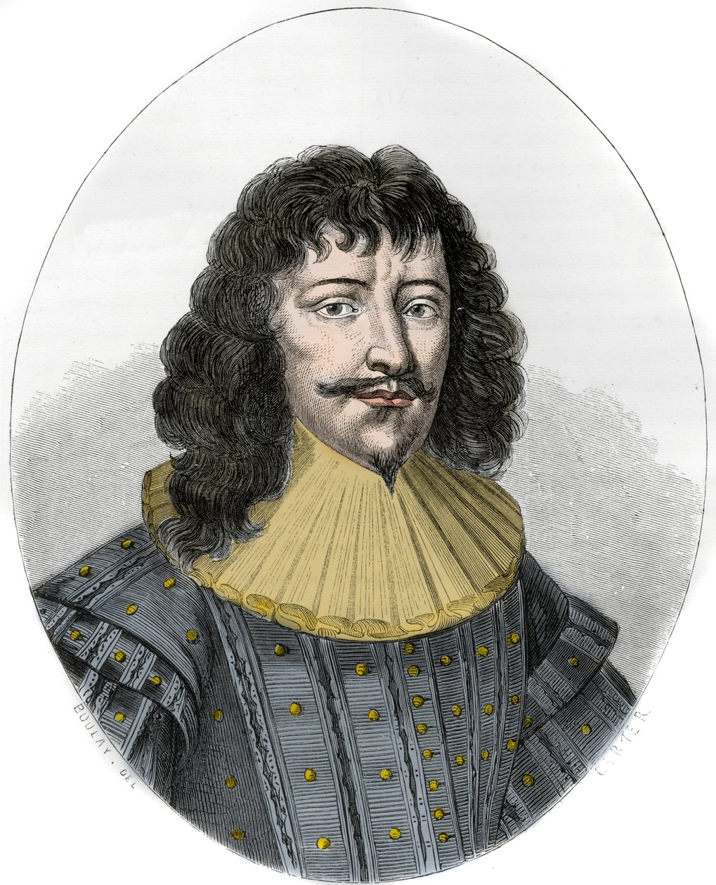 Portrait de François-Henri de Montmorency-Bouteville, dit maréchal de Luxembourg - Anonymous Anonymous