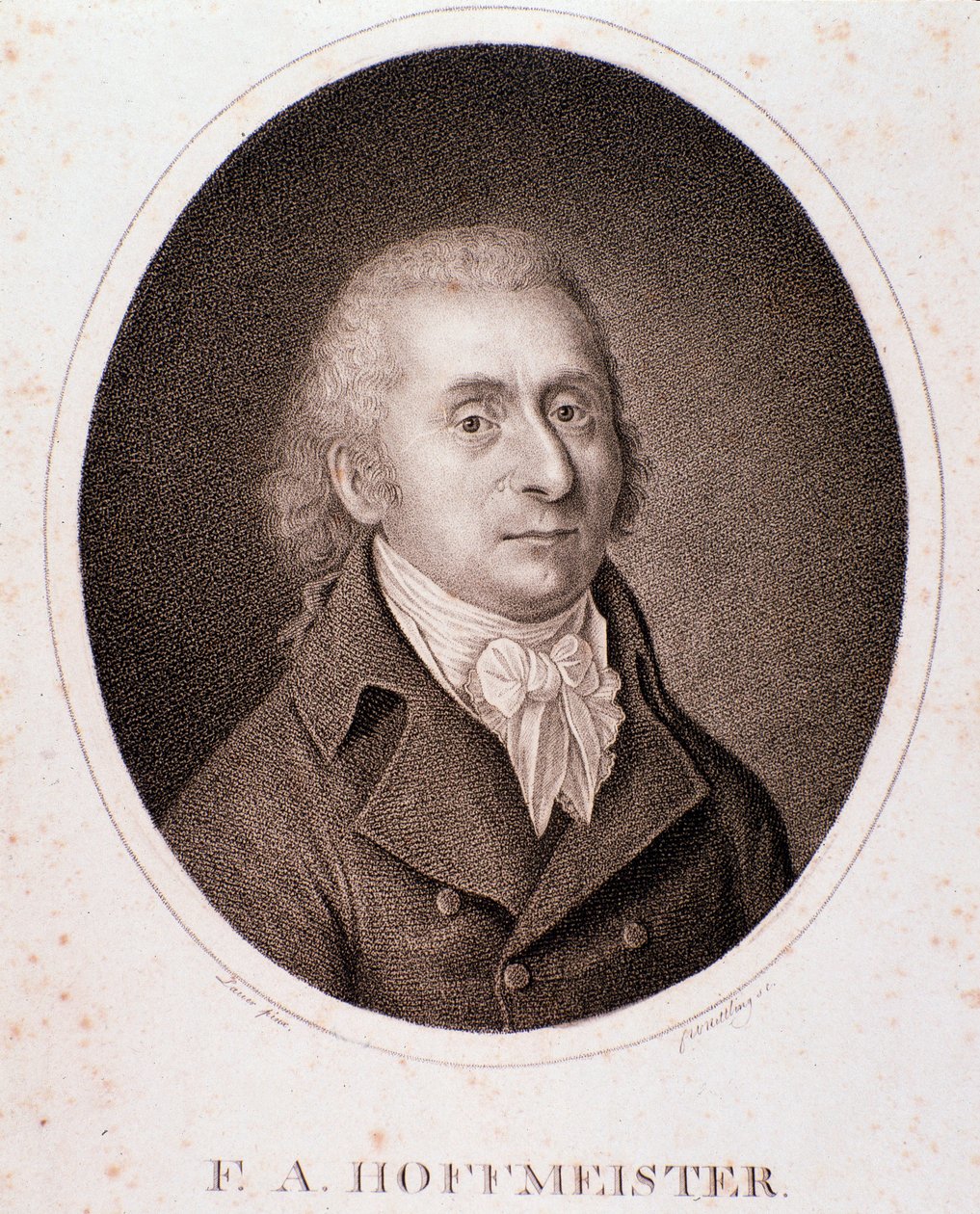 Portrait de Franz Anton Hoffmeister (gravure) - Anonymous Anonymous