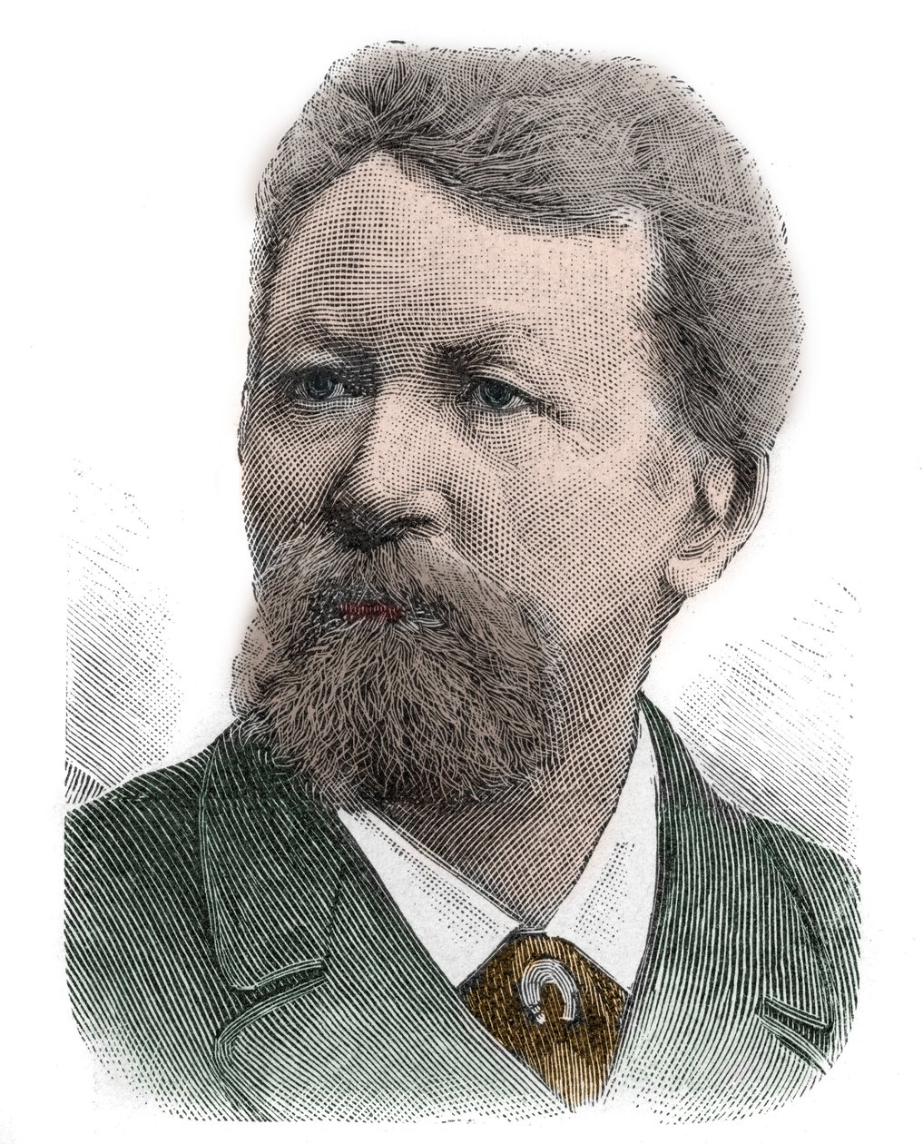 Portrait de Friedrich Gerhard Rohlfs (1831-1896) géographe, explorateur, auteur et aventurier allemand - Friedrich Gerhard Rohlfs, géographe allemand, explorateur de l