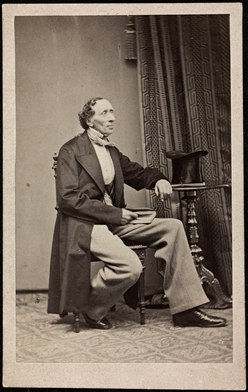 Portrait de Hans Christian Andersen (1805-1875), Anonyme. Photographie, vers 1865. Collection privée - Anonymous Anonymous