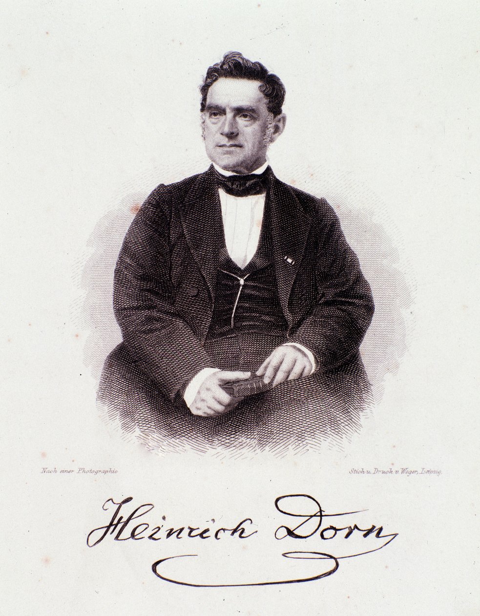 Portrait de Heinrich Dorn (1804-1892) chef d