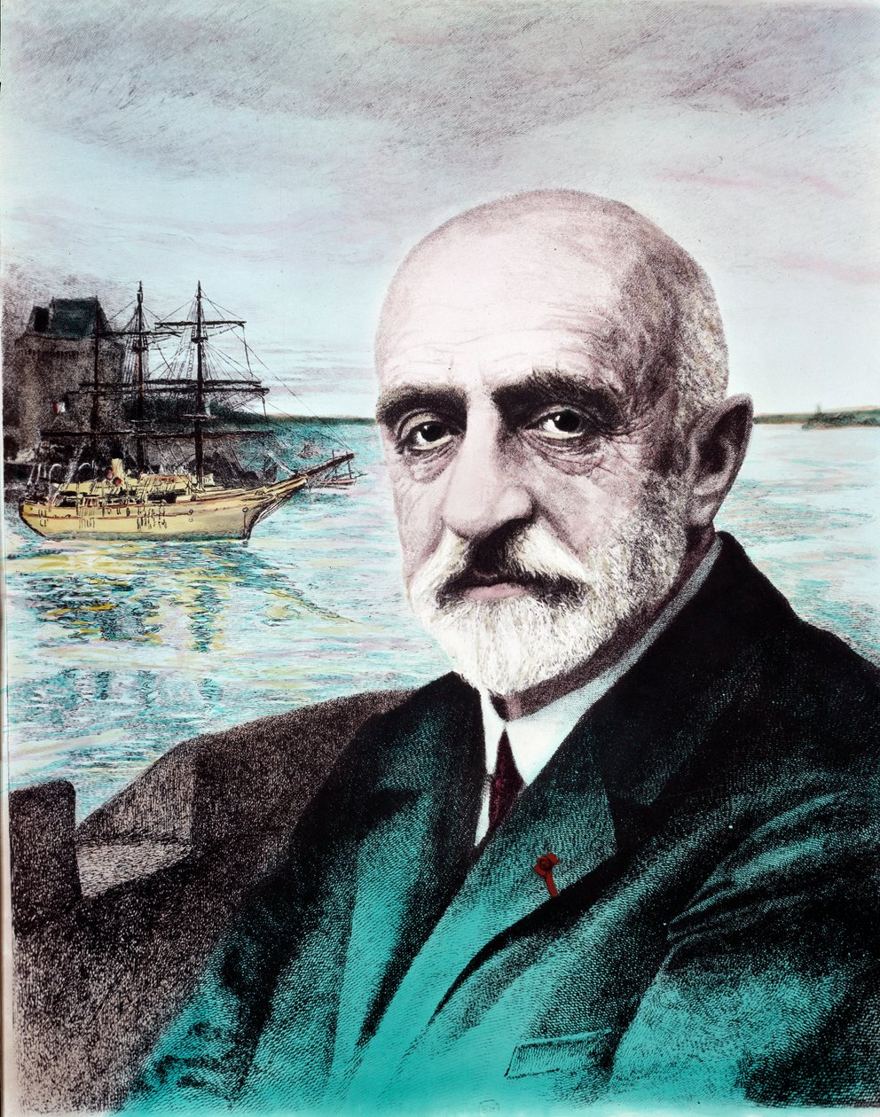 Portrait de Jean-Baptiste Charcot (1867-1936), médecin, explorateur des zones polaires - Anonymous Anonymous